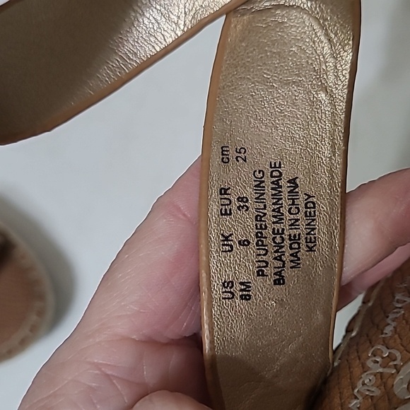 Circus by Sam Edelman Brown Snake Print Platform Sandals size 8 - Picture 7 of 12